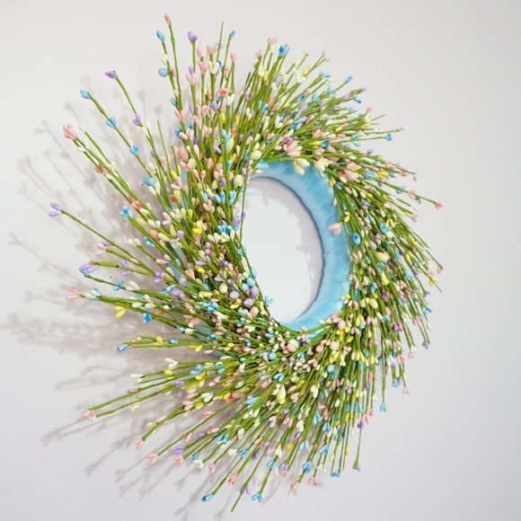 Pastel Spring Seeds Wreath - Picture 3 of 5